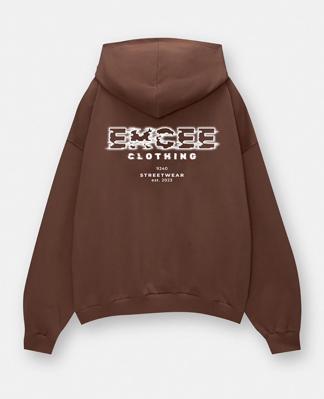 Emcee - Boxy Hoodie Brown